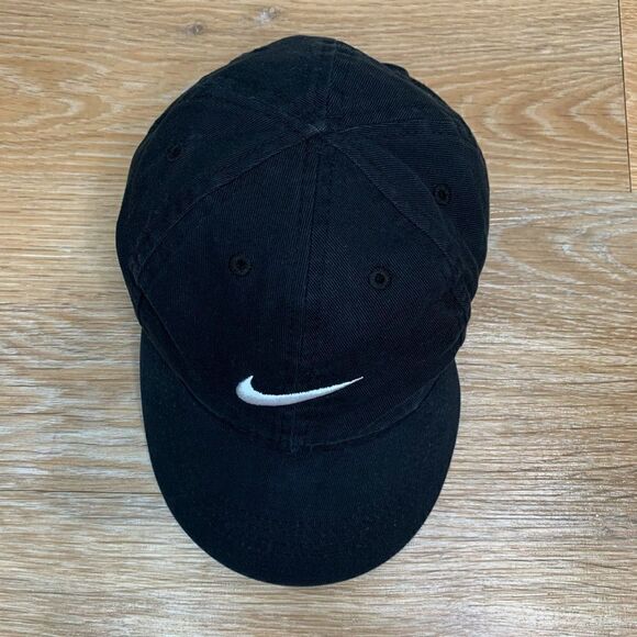 Nike Toddler Black Adjustable Baseball Cap Hat - Picture 2 of 11